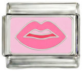 POR AÑADIR - Labios rosas sobre plata