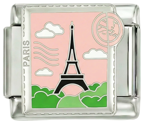 Sello de la Torre Eiffel en plata