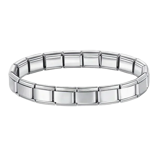 Pulsera charms plateada