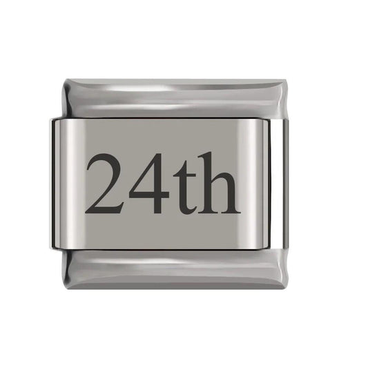 24th, on Silver - Charms Official