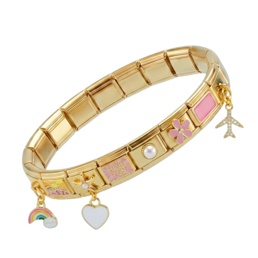 Set de verano dorado