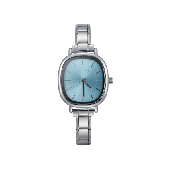 Reloj Capri plata – Edición esfera azul