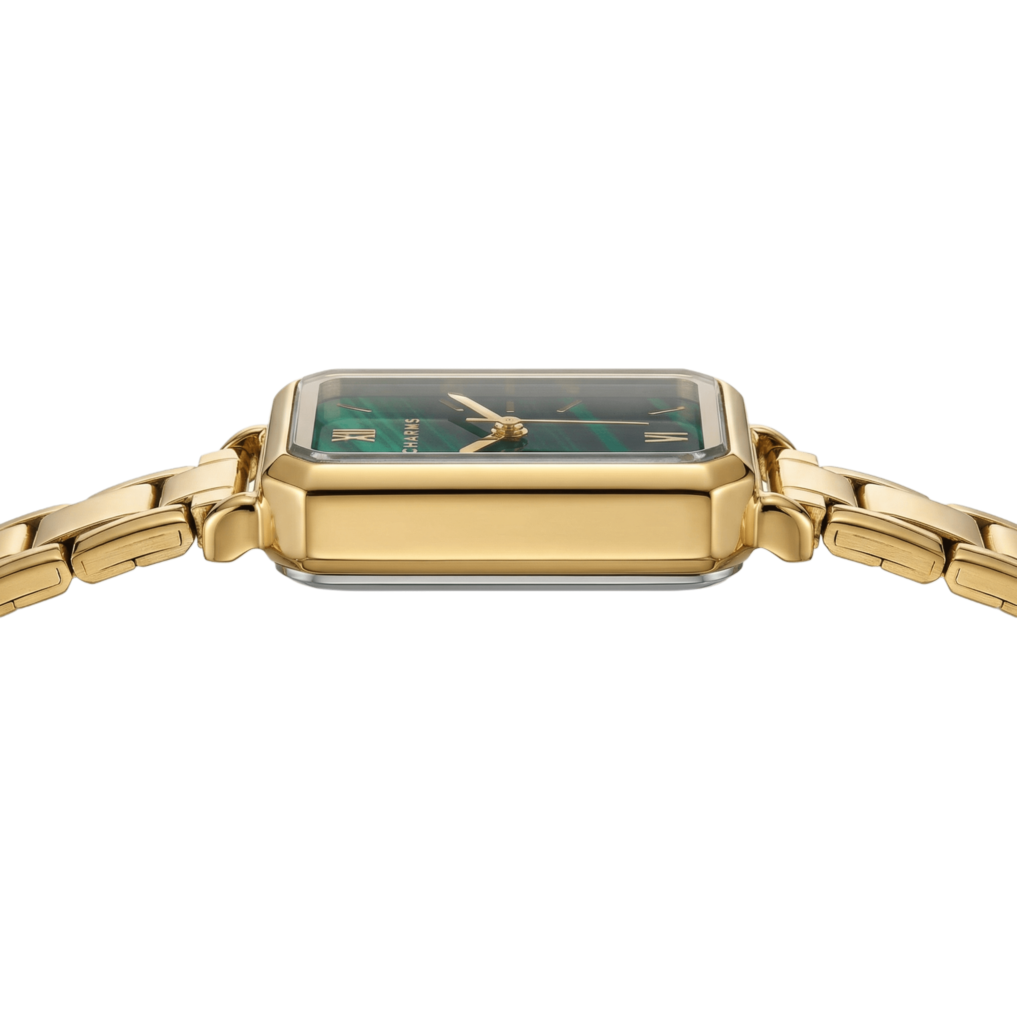 Como – Edición dorada con esfera esmeralda