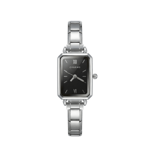 Reloj Como plata – Edición esfera negra