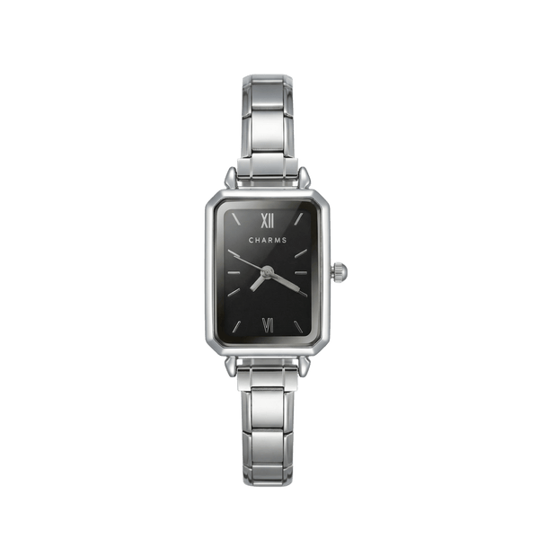 Reloj Como plata – Edición esfera negra
