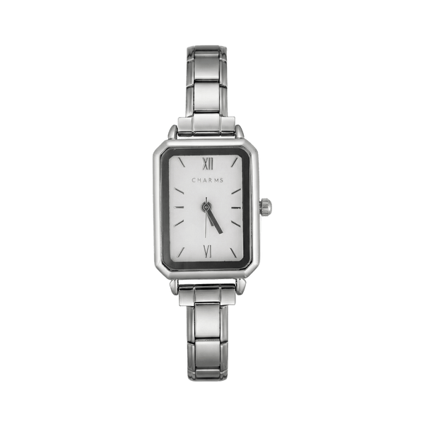 Reloj Como plata – Edición esfera blanca