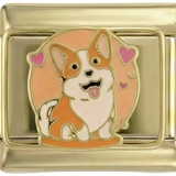 Corgi en oro