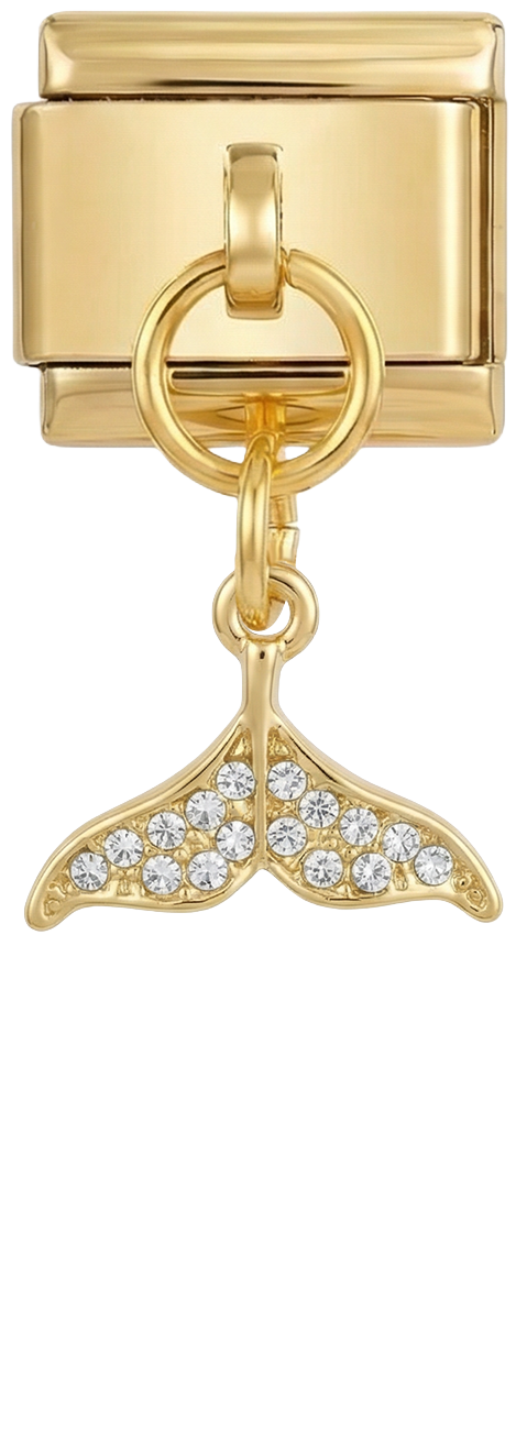 Gold Mermaid Tail with Stones, on Gold - Gold-Mermaid-Tail-with-Stones-on-Gold.png