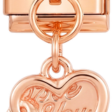 Te amo, Infinito, en oro rosa