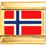 Por añadir - Bandera de Noruega, en oro
