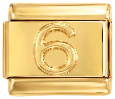 Por añadir - Número 6 en oro