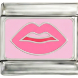 POR AÑADIR - Labios rosas sobre plata
