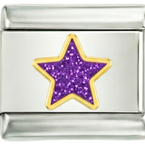 Purple Star with Glitter, on Silver - Purple-Star-with-Glitter-on-Silver.png