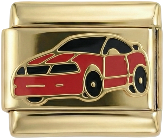 Red Sports Car, gold - Red-Sports-Car-gold.png