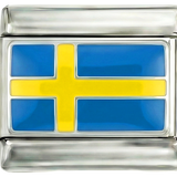 Bandera de Suecia, sobre plata