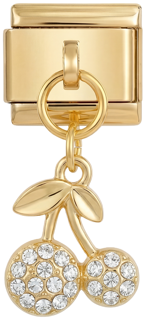 Cherry with Stones on Gold - cherry-with-stones-on-gold.png