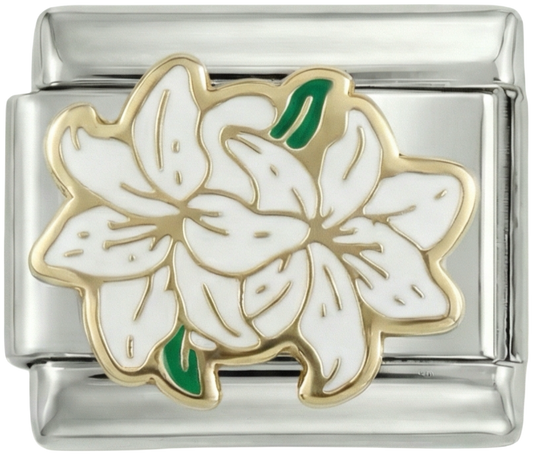 Double Lili Flowers, on Silver - double-lili-flowers-on-silver.png