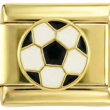 Balón de fútbol dorado
