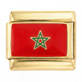 Diseño marroquí sobre dorado
