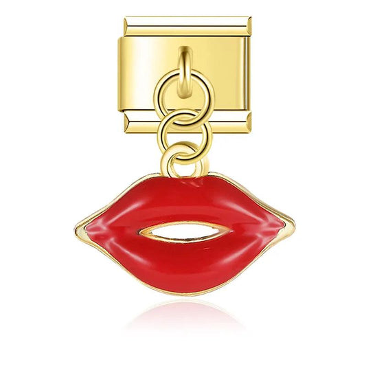 Mouth with Red Lips - Charms Official