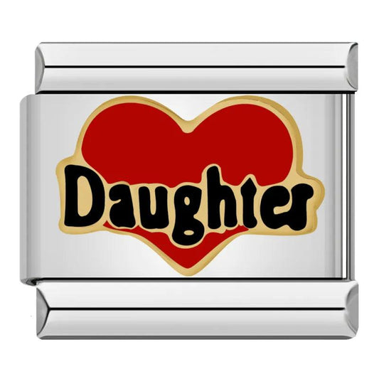 Red Heart for Daughter - Charms Official