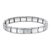 Pulsera charms plateada