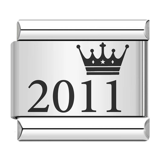 Year 2011, on Silver - Charms Official